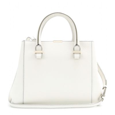 Quincy leather tote