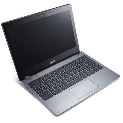 11.6" (29.46 cm) Acer C720 Chromebook (NX.SHEEH.001), Granite Gray, двуядрен Intel® Celeron™ 2955U 1.4 GHz, HD LED Display (HDMI), 2GB, 16GB SSD, USB3.0, Chrome OS, 1.25kg, 2г. гаранция